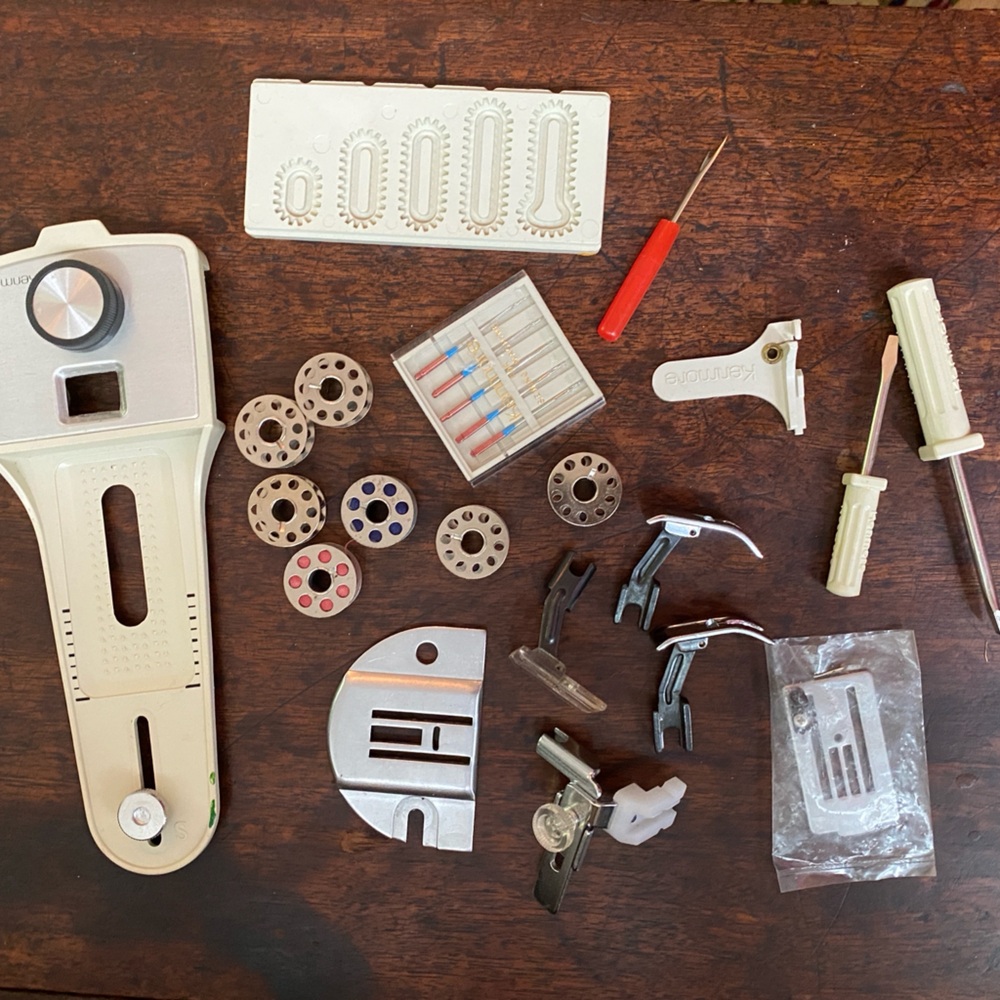 Vintage Kenmore Sewing Machine parts components mixed lot